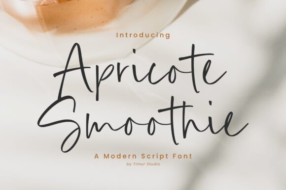 Apricote Smoothie: Elevating Modern Design with Elegant Typography