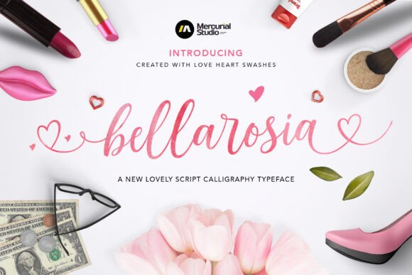 Bellarosia: Elevating Designs with Romantic Script Typography