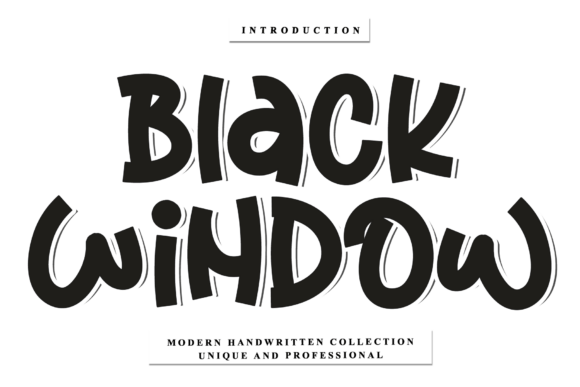 Black Window: The Artisanal Script for Premium Branding