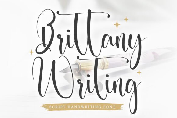 Brittany Writing: Elevating Design with Vintage Script