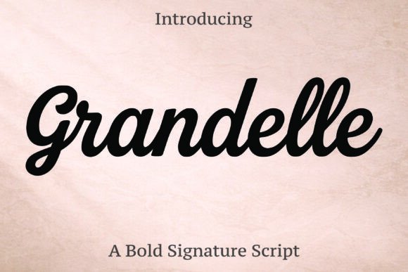 Grandelle: Elevate Your Visual Design with Elegant Typography