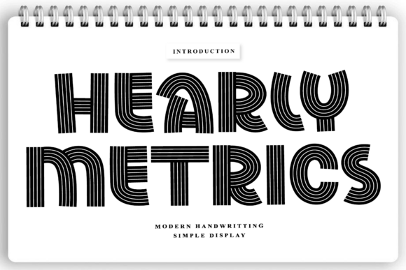 Hearly Metrics: Elevating Brand Identity with Artisanal Script