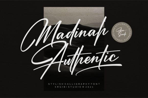 Madinah Authentic: Elevate Your Design with Refined Script Typography