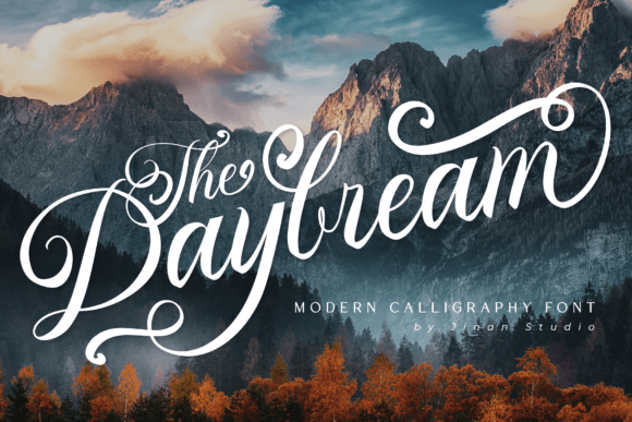 Meet The Daybream: A Modern Calligraphy Font for Elegant Design