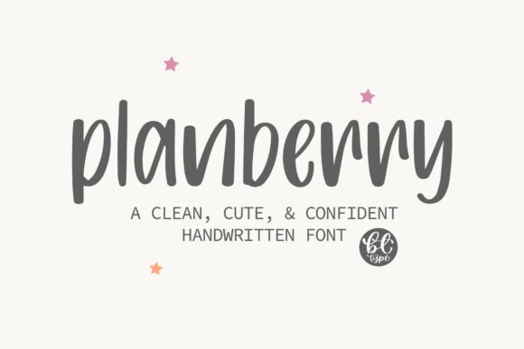 Planberry: A Charming Handwritten Font for Modern Design
