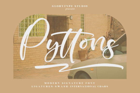 Pyttons: A Script Font That Brings Playful Energy to Your Designs