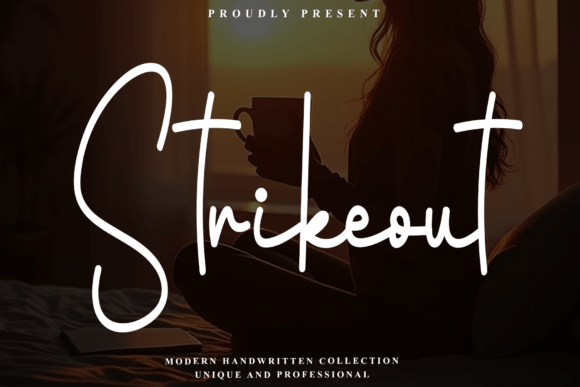 Strikeout: A Sophisticated Script for Autumn Branding