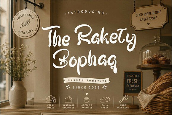 The Rackety Bophaq: A Playful Font for Modern Branding