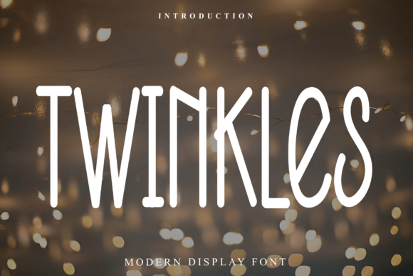 Twinkles: A Sophisticated Script Font for Autumnal Design